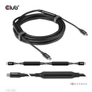 CLUB3D CAC-1535 USB kábel 5 M USB 3.2 Gen 2 (3.1 Gen 2) USB C Fekete kép