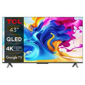 TCL 43C643 4K UHD Google Smart QLED televízió, 109 cm kép