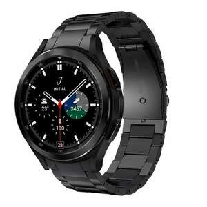 Samsung Watch 4/5 fém óraszíj, 20mm, Fekete kép