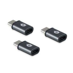 Conceptronic átalakító - DONN05G 3-Pack (3db USB-C to MicroUSB, f... kép