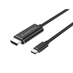 Conceptronic Kábel - ABBY04B (USB-C to HDMI, 4K/30Hz, 2m, fekete) kép