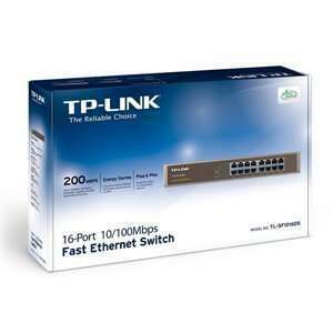 TP-Link TL-SF1016 rack Switch kép