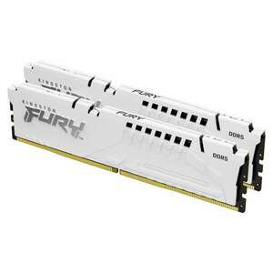 Kingston 64GB / 6000 Fury Beast White (AMD EXPO) DDR5 RAM KIT (2x32GB) kép