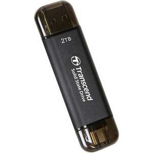 Transcend ESD310C USB 3.0, USB-C, 2TB, Fekete külső SSD kép