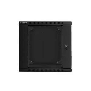 Lanberg 19" Fali rack szekrény 12U 600x600mm - Fekete kép