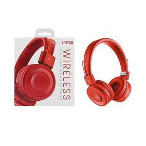 Bluetooth Összecsukható Fejhallgató - Piros színben kép