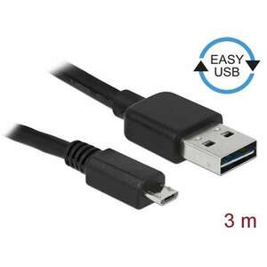 Delock Kábel - 83368 (USB-A 2.0 -> USB Micro-B, apa/apa, 3m) kép