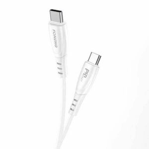 USB-C to USB-C cable Foneng X73, 60W, 1m (white) kép