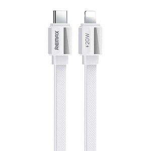 Cable USB-C-lightning Remax Platinum Pro, RC-C050, 20W (white) kép