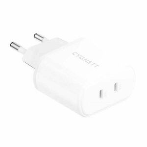 Wall charger Cygnett 2x USB-C 35W (white) kép