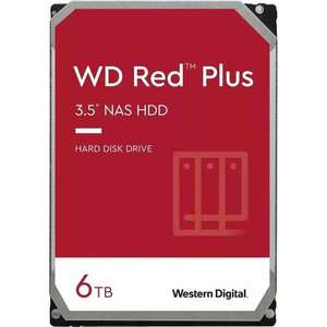6TB WD 3.5" Red Plus SATAIII winchester (WD60EFPX) kép