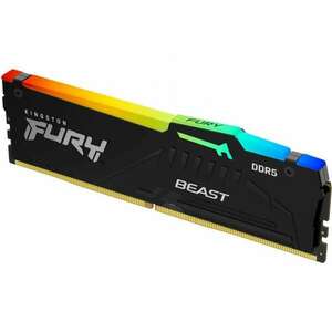 32GB 6000MHz DDR5 RAM Kingston Fury Beast RGB CL36 (KF560C36BBEA-32) kép