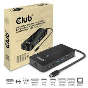 CLUB3D univerzális dokkoló állomás USB-C (CSV-1595) kép