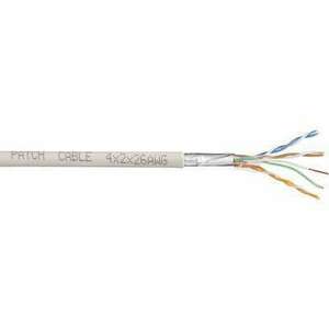 Hálózati kábel CAT 5e SF/UTP 4 x 2 x 0, 14 mm2, fehér, TRU COMPONE... kép