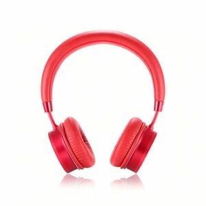 Bluetooth fejhallgató piros színben Prémim minőség, extra bass (... kép
