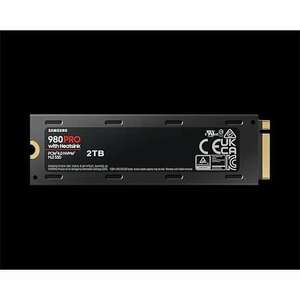 SSD Samsung 2TB 980 PRO M.2 2280 PCIe 4 x4 NVMe hűtőbordákkal kép
