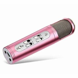 Remax K02 Pink vezeték nélküli mikrofon kép