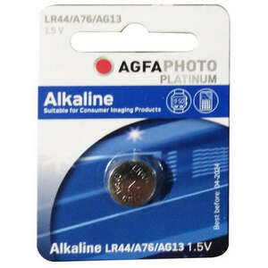 Gombelem Alkáli AG13 LR44, AgfaPhoto Platinum kép