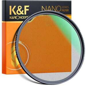 K&F Concept 72MM Nano-X Black Mist lágyító szűrő 1/2, Karcálló - kép