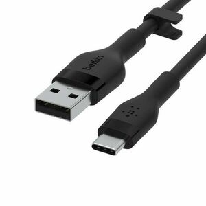Belkin BOOST CHARGE Flex Silicone cable USB-A to USB-C - 3M - Black kép