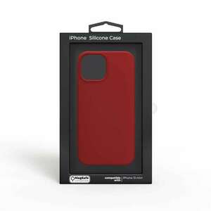 Next One MagSafe Silicone Case for iPhone 13 Mini - Red kép