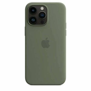 Apple iPhone 14 Pro Max Silicone Case with MagSafe - Olive (SEASO... kép