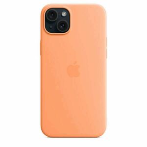 Apple iPhone 15 Plus Silicone Case w MagSafe - Orange Sorbet kép