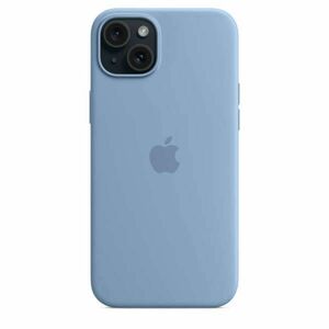 Apple iPhone 15 Plus Silicone Case w MagSafe - Winter Blue kép