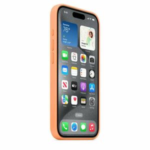Apple iPhone 15 Pro Silicone Case w MagSafe - Orange Sorbet kép