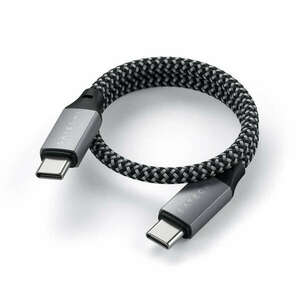 Satechi USB-C to USB-C Short Cable - 25cm - Space Grey kép