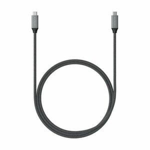 Satechi USB4 C-To-C Braided Cable 40 Gbps 80cm - Grey kép