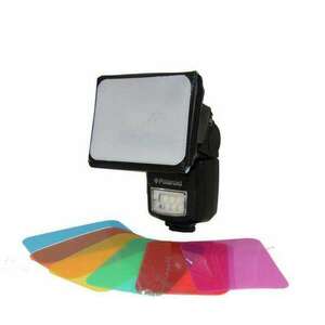 Polaroid Universal Gel Soft Box diffúzor színes előtétekkel, rend... kép