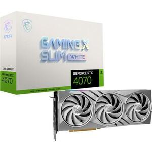 GeForce RTX 4070 GAMING X SLIM 12G GDDR6X WHITE kép