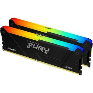 FURY Beast RGB 16GB (2x8GB) DDR4 2666MHz KF426C16BB2AK2/16 kép