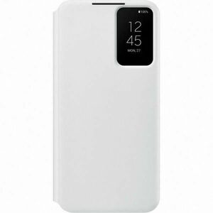 Galaxy S22 S906 Smart clear view cover white (EF-ZS906CWEGEE) kép