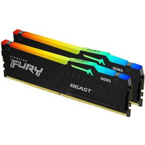 FURY Beast RGB 16GB (2x8GB) DDR5 4800MHz KF548C38BBAK2-16 kép