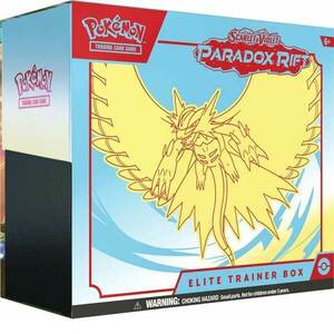 Kártyajáték TCG: Scarlet & Violet Paradox Rift Elite Trainer Box Roaring Moon (Pokémon) kép