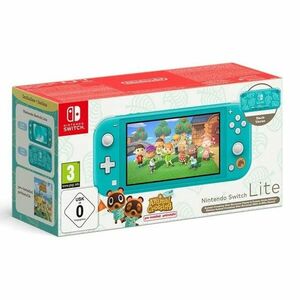 Nintendo Switch Lite, turquoise + Animal Crossing New Horizons kép