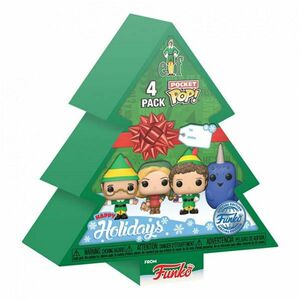 POP! 4-Pack: Tree Holiday Box (Karácsonyi manó) Speciális Kiadás (Pocket POP!) kép