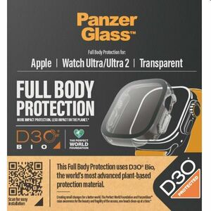Full Body D3O PanzerGlass edzett üveg Apple Watch Ultra/Ultra 2 számára, clear kép