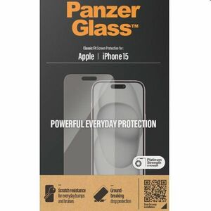 PanzerGlass védőüveg Apple iPhone 15 számára kép
