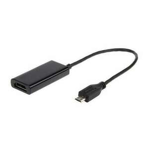 Gembird adapter MHL-> HDMI(F)+MICRO USB(BF)(11pin)smartfon to TV... kép