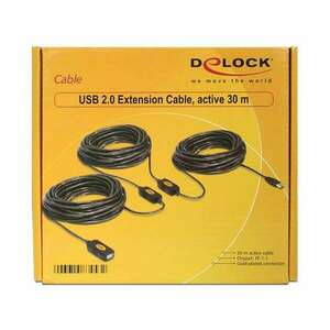 Delock extension kábel, USB 2.0, aktív, 30m kép