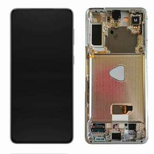 Samsung G996 Galaxy S21 Plus 5G gyári LCD+érintőpanel ezüst kerettel kép