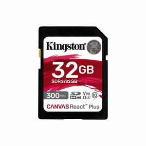 Kingston SDR2/32GB memóriakártya SDXC 32GB Canvas React Plus UHS-... kép