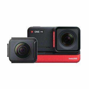Insta360 ONE RS Twin, Akciókamera, Fekete-Piros kép