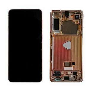 Samsung G996 Galaxy S21 Plus 5G gyári LCD+érintőpanel lila (Phantom Violet) kerettel kép