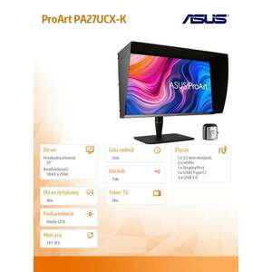 ASUS ProArt PA27UCX-K 68, 6 cm (27") 3840 x 2160 pixel 4K Ultra HD... kép