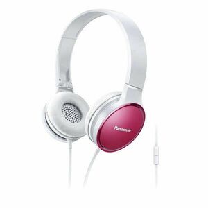 Panasonic RP-HF300ME-P mikrofonos fehér-pink fejhallgató kép