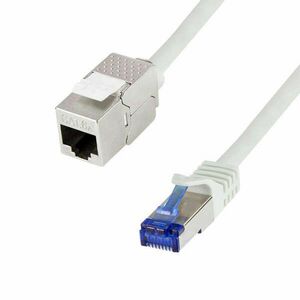 Logilink Konszolidációs patch kábel, Cat.6A, S/FTP, szürke, 5 m kép
